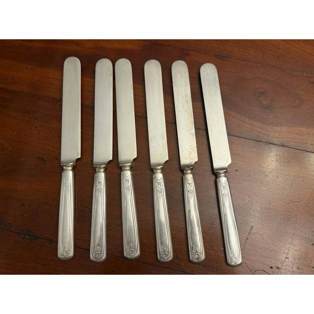 Vintage Tudor Plate Oneida‎ Mary Stuart 18-Pc Silverplate Flatware Service for 6
